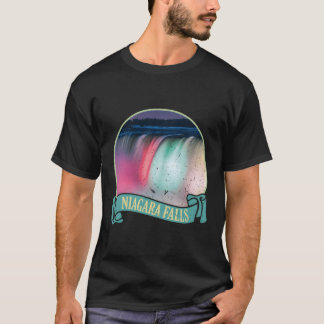 T-shirt Éclairé La Nuit Niagara Falls