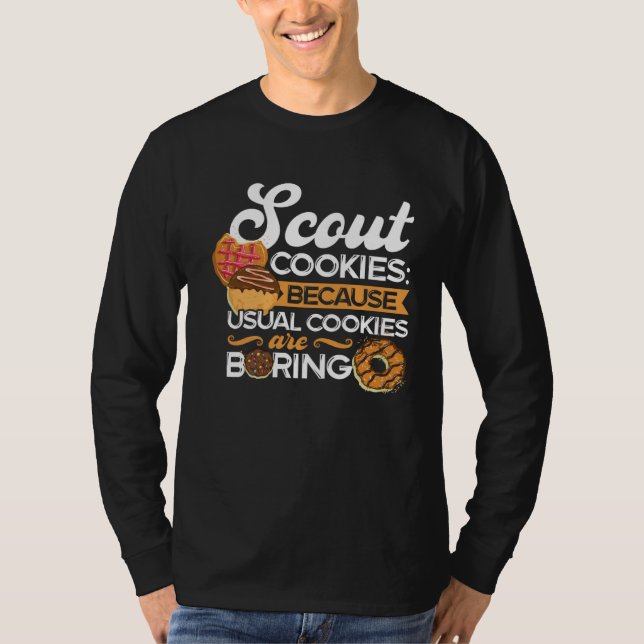 T-shirt Éclaireuse et vendeuse de biscuits  Biscuit de l'É (Devant)