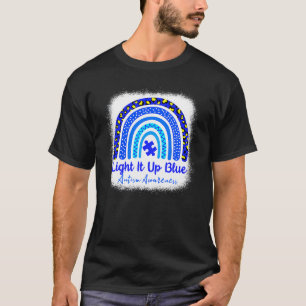 T-shirt Éclairez-le en bleu pour la sensibilisation à l'au