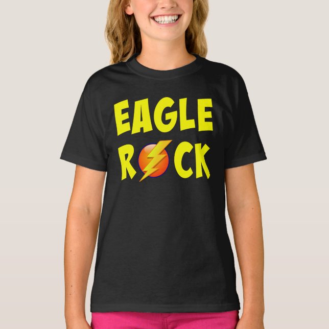 T-shirt Éclat de foudre Eagle Rock (Devant)
