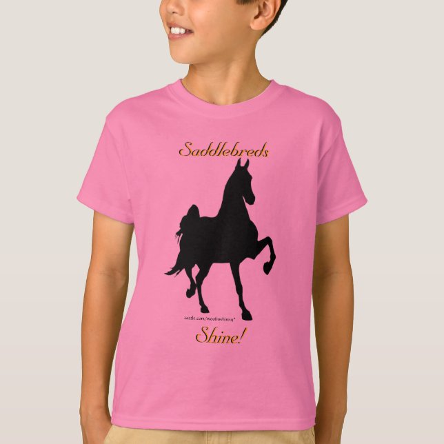 T-shirt Éclat de Saddlebreds -- Pièce en t d'enfants (Devant)