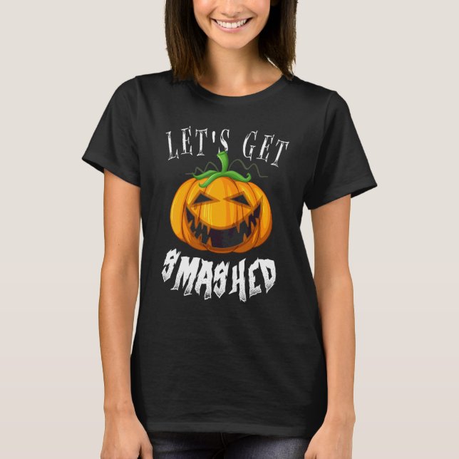 T-shirt Éclatons-nous Citrouille Halloween (Devant)
