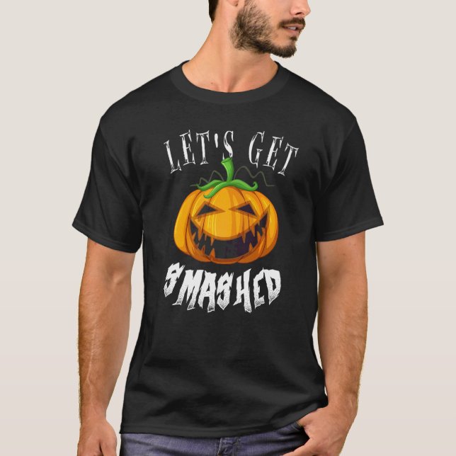 T-shirt Éclatons-nous Citrouille Halloween (Devant)