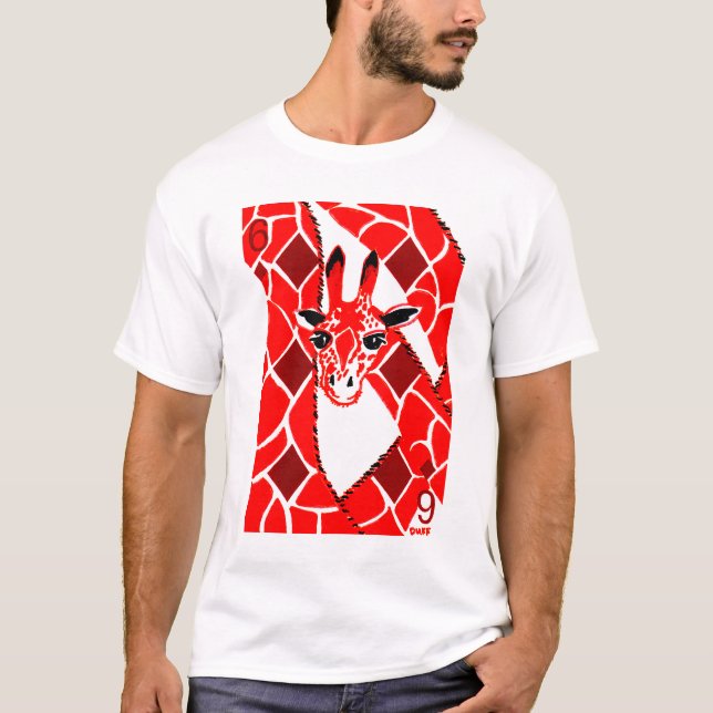 T-shirt EclecDeck 6 des girafes de diamants - blanc (Devant)