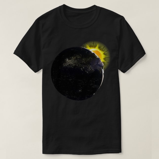 T-shirt Eclipse Astronomie Solaire (Design devant)