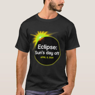 T-shirt Éclipse Jour de congé du soleil États-Unis Totalit