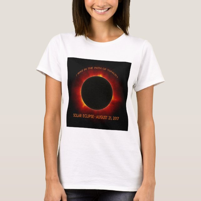 T-shirt Éclipse solaire (Devant)