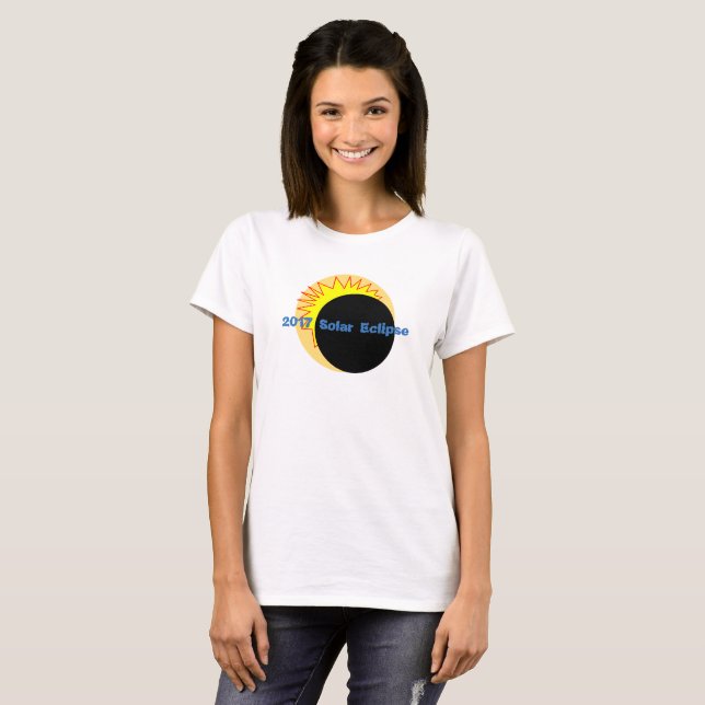 T-shirt Éclipse solaire 2017 (Devant entier)