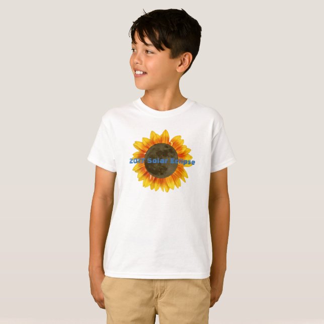 T-shirt Éclipse solaire 2017 (Devant entier)