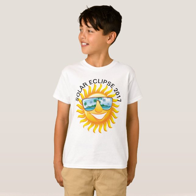 T-shirt Éclipse solaire 2017 (Devant entier)