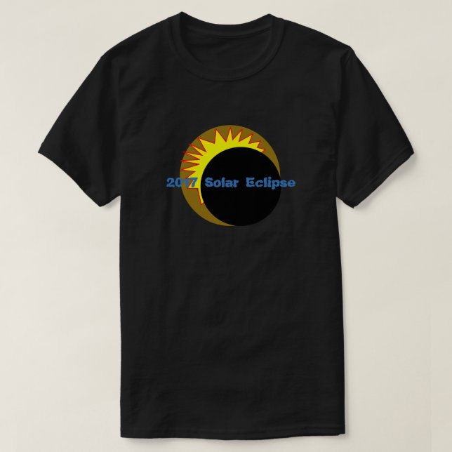 T-shirt Éclipse solaire 2017 (Design devant)
