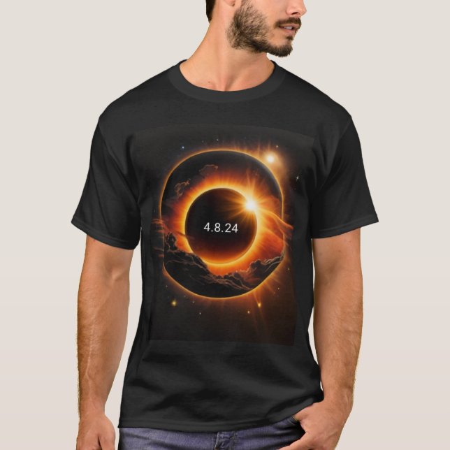 T-SHIRT ECLIPSE SOLAIRE 2024 (Devant)