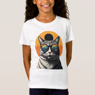 T-Shirt Éclipse solaire, 2024 Chat Portant des éclips sola