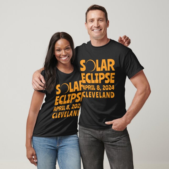 T-shirt Éclipse solaire 2024 Cleveland Ohio (Unisexe)