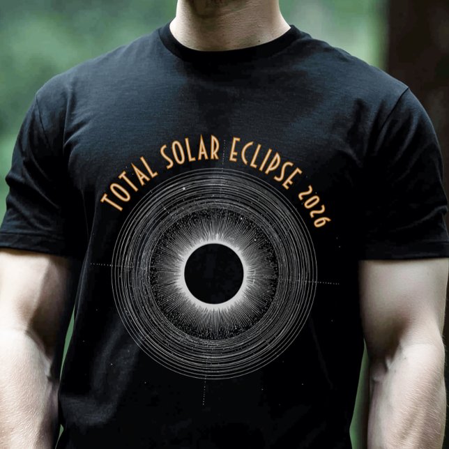 T-Shirt Éclipse Solaire 2026 (Total Solar Eclipse 2026 Shirt)