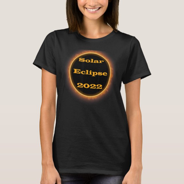 T-shirt Éclipse solaire Astronomie lunaire de science (Devant)