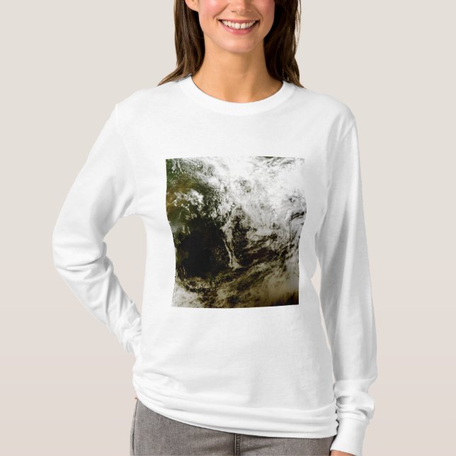 T-shirt éclipse solaire au-dessus de l'Asie du Sud-Est (Devant)