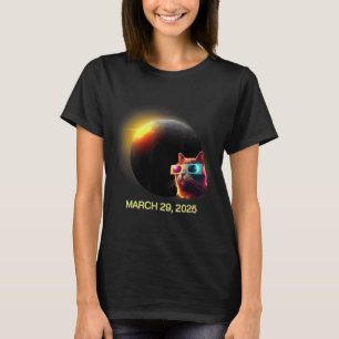 T-shirt Éclipse Solaire Chat Éclipse Solaire