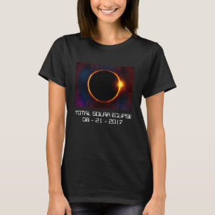 T-shirt Éclipse solaire foncé 2017