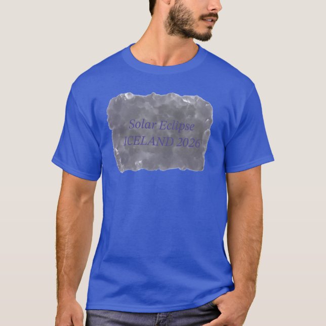 T-shirt Eclipse Solaire Islande 2026 (Devant)