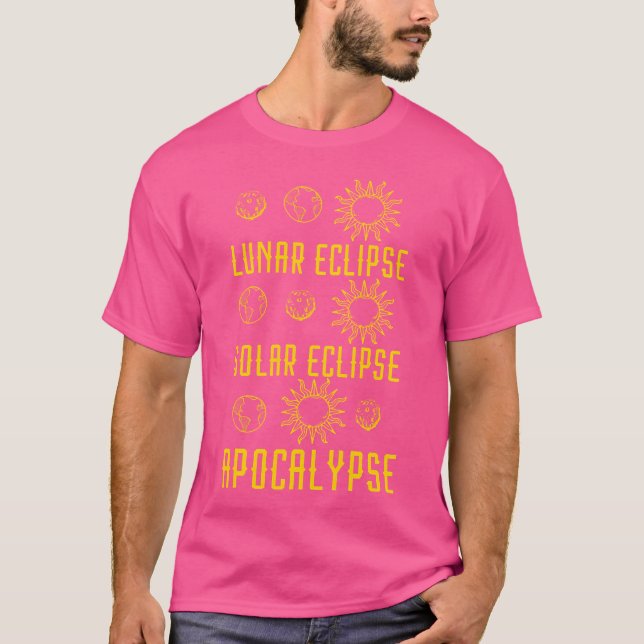 T-shirt Eclipse solaire Lunaire Eclipse Apocalypse Astro d (Devant)