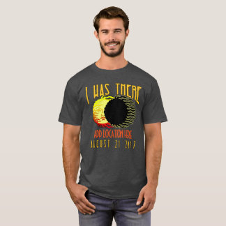 T-SHIRT ÉCLIPSE SOLAIRE PERSONNALISABLE 2017