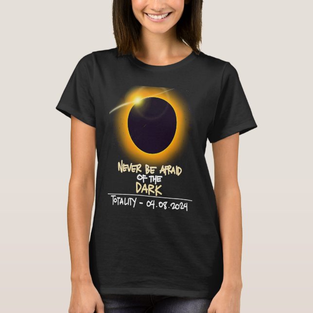 T-shirt Éclipse Solaire Pour Hommes et Femmes Totalité Lun (Devant)