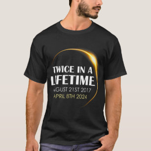 T-shirt Éclipse Solaire S'Amuser Deux Fois Dans La Vie 202