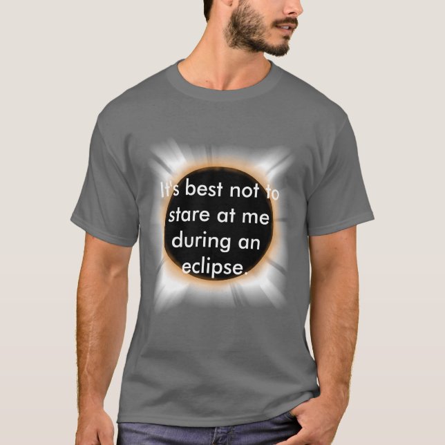 T-Shirt Éclipse Solaire Totale (Devant)