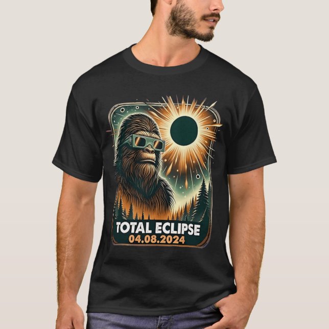 T-shirt Éclipse solaire totale (Devant)