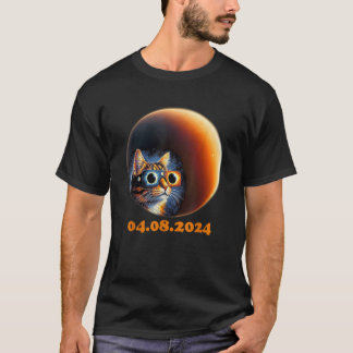 T-shirt Éclipse solaire totale 04 08 avril 2024 Totalité C