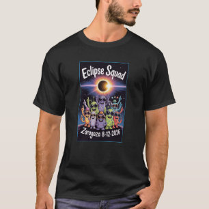 T-shirt Éclipse Solaire Totale 12 août 2026 Équipe de Sara