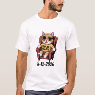 T-Shirt Éclipse Solaire Totale 12 août 2026 Squad