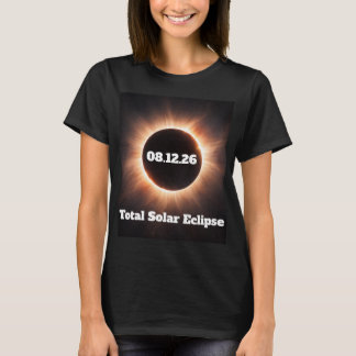 T-shirt Éclipse Solaire Totale 2026 Femmes