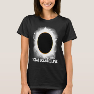 T-shirt Éclipse solaire totale 8 avril 2024 Grande totale