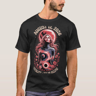 T-shirt Éclipse solaire totale août 12 2026 Art