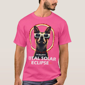 T-shirt Éclipse solaire totale Chien 8 avril 2024 États-Un
