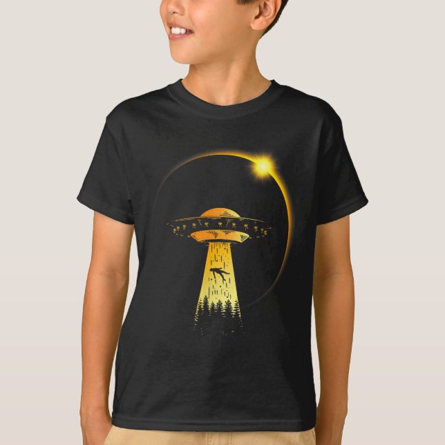 T-shirt Éclipse Solaire Totale Conception d'avril 8 (Devant)