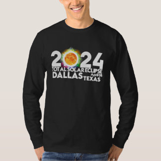 T-shirt Éclipse solaire totale Dallas TEXAS 8 avril 2024 T