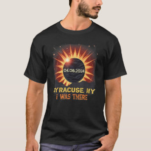 T-shirt Éclipse solaire totale rétro Syracuse New York NY