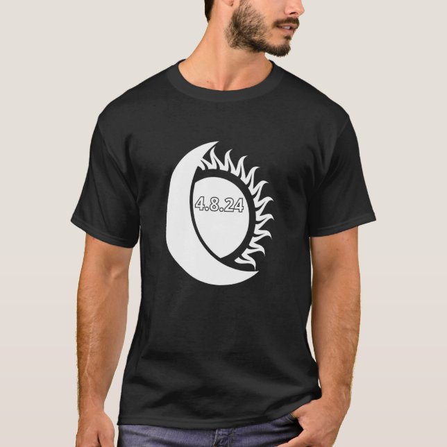 T-shirt Éclipse solaire totale suivante (Devant)