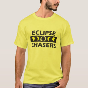 T-shirt Éclipsez la vitesse de logo de chasseurs - la