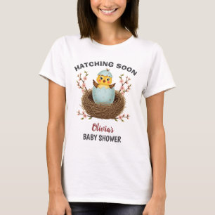 T-shirt Éclosion imminente de bébé poussin mignon pour la 