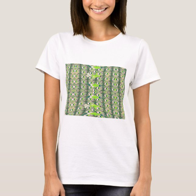 T-shirt Eco Africa Motif - Art Africain Inspiré Par La Nat (Devant)