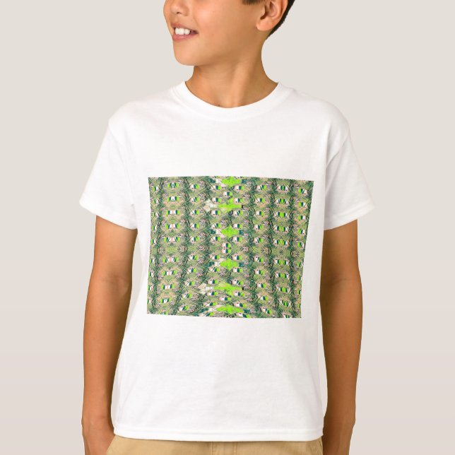 T-shirt Eco Africa Motif - Art Africain Inspiré Par La Nat (Devant)