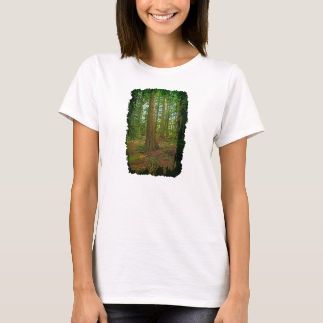 T-shirt Eco Forest Wilderness Enviro La chemise amoureuse  (Devant)