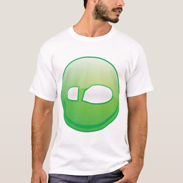 T-shirt Eco-Friendly Green Footprint Icon (Devant)