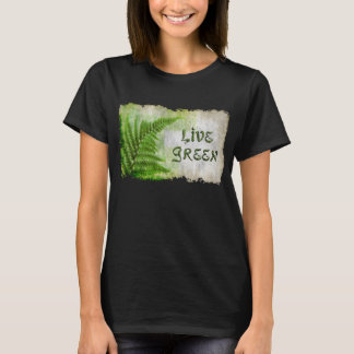T-shirt Eco Friendly "Live Green" Enviro Amateurs d'art Ch