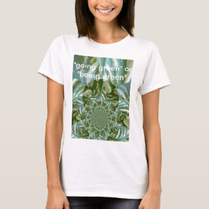 T-shirt Eco Green Camo Kaleidoscope Art Design d'impressio