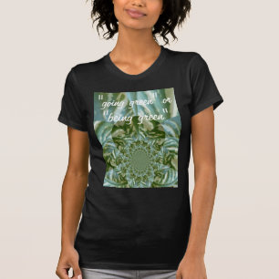 T-shirt Eco Green Camo Kaleidoscope Art Design d'impressio